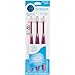 Brilliant Specialty Adult Round Toothbrush for Sensitive Mouths to Support Chemo and Other Sensory Oral Care Needs with Ultra Soft Bristles, Raspberry, 3 Pack