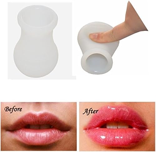 Treenewbid soft Silicone Lips Enhancer Plumper Full Lips tool Device White