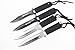 Gift Pro 2 Pcs D&S Dive Knife - Tactical/Scuba Diving Sharp Blade with ABS Sheath and Adjustable Leg Elastic Strap (Silver)