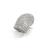 Punk Retro Vintage Women's Spring Knuckle Joint Finger Ring Silver