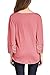 OMZIN Women's Flare Sleeve Lace Splice Loose Trim Casual Blouse T-Shirt Tops