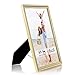 LaVie Home 8x10 Picture Frames(3 Pack, Gold) Single Photo Frame with High Definition Glass for Wall Mount & Table Top Display, Set of 3 Basic Collection
