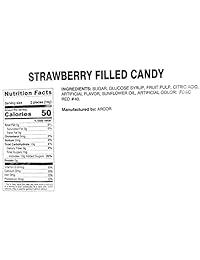 Arcor Fresa Buds Relleno duro Candy Bon Bons Bulk envuelto caramelo a granel