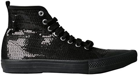 Comme Des Garçons Junya Watanabe Sequined High-Top Sneaker (Small)