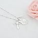 AnotherKiss Inspirational Necklace Jewelry Gift for Women Girls - You are Braver Stronger Smarter Than You Think Jewelry
