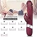 G Spot Rabbit Vibrator, CARREIOU Realistic Silicone Dildo Vibrator Sex Toy for Clitoris Stimulation, Waterproof & Rechargeable Dual Motors 7 Vibrations Stimulator for Women or Couple Fun