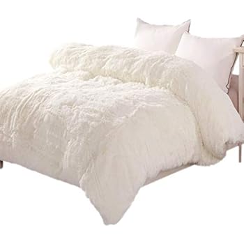 Amazon.com: LIFEREVO Luxury Plush Shaggy Duvet Cover Set