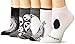 Disney Women's Nightmare Before Christmas 5 Pack No Show Socks