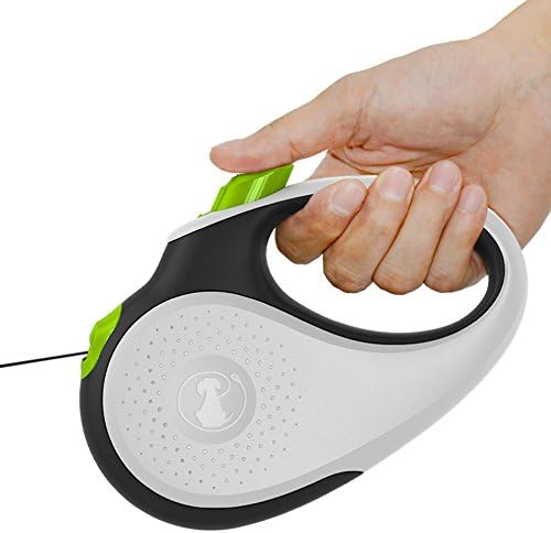 K9KONNECTION Retractable Dog Leash, 16 ft Dog Walking Leash for Medium Large Dogs up to 55lbs, Patented 360° Tangle Free Design One Button Break &amp; Lock System