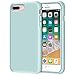 Anuck for iPhone 8 Plus Case, for iPhone 7 Plus Case, Soft Silicone Gel Rubber Bumper Microfiber Lining Hard Shell Shockproof Full-Body Protective Cover for 5.5