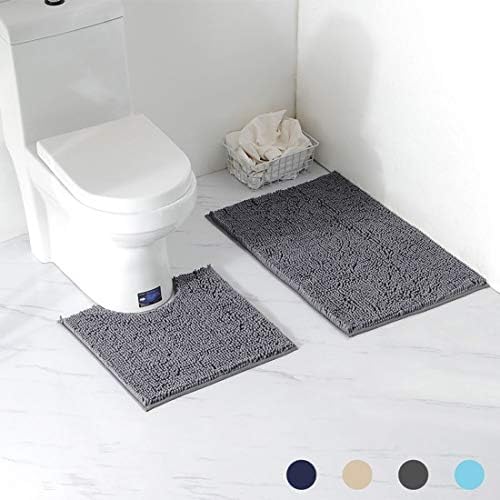 Arkmiido Bath Mat Non Slip Bathroom Mat Waterproof Bath Rugs Bathroom Absorbent Soft Foot Bath Two Piece 50 80 Amazon Co Uk Kitchen Home