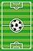 Furnish my Place 680 Strips Rectangle 3’3 X 5 Soccer Field Ground Kids Play Area Rug, 3'3