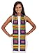 ADVANSYNC Kente Cloth Graduation Stole Red, Yellow or Purple (Purple)