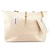 GEARONIC TM Korean Lady Women PU Leather Shoulder Handbag Shoulder Bag Beige