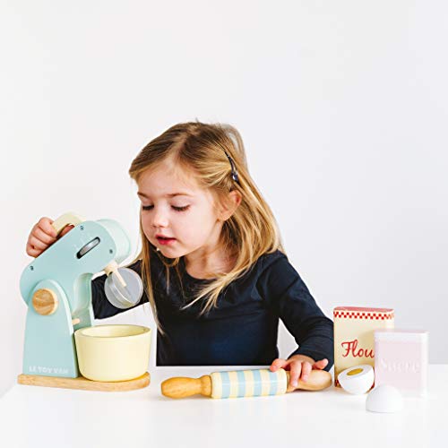 Le Toy Van – Honeybake Rollenspiel-Küchenmaschine aus Holz | Rollenspiel für Kinder Küchenzubehör, Küchenmaschine, Geeignet für Kinder ab 3 Jahren, TV285 – Bild 3