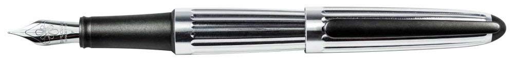 Diplomat D40305025 Aero Factory Aluminum Fountain Pen with Steel Medium Nib