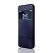 Nouske Smart Touch Case S-View Window Flip Cover/Magnetic Closure/Stand/TPU bumper/360 Protection for 5.5 inch iPhone 6 Plus/iPhone 6S Plus, Navy Blue