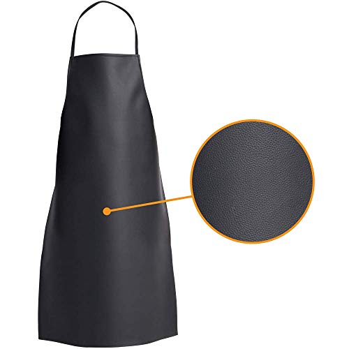 PVC Apron Waterproof - Adjustable Bib Water Resistant Lightweight Multipurpose Apron, Best for Chef, Grooming, Dishwashing, Cooking, Kitchen, Car Wash and More for Men and Women
