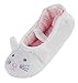 LA PLAGE Girl's Comfy Soft Cute Cat Upper Ballerina Slippers (Toddler)