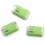 Twins Two Peas in a Pod Caucasian - Baby Shower Mini Candy Bar Wrappers Party Favors - 20 Count