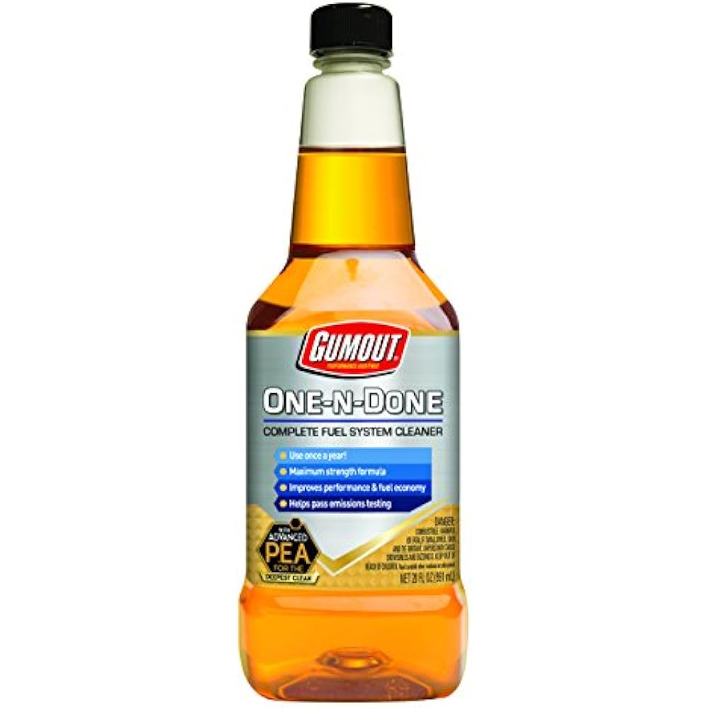 Gumout 510112 OneNDone Complete Fuel System Cleaner, 20 Oz