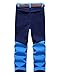LNJLVI Girls/Boys Outdoor Hiking Soft Shell Windproof Pants Warm Fleece Lined Kid Snow Pantsthumb 1