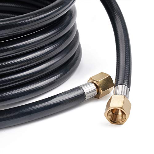 GASPRO 18FT Propane Hose Extension, Propane Hose Assembly for RV, Fire