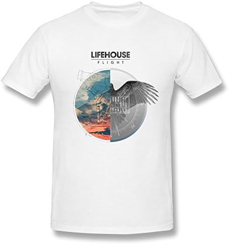 QDJT Men's Lifehouse Flight T-shirt - M White