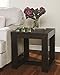 Signature Design by Ashley Watson Classic Oversized Square End Table, Dark Brown