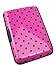 Yueton Aluminum Wallets - RFID Safe Card Guard Aluminum Compact Card Holder- Prints Available Hot Pink Polka Dots
