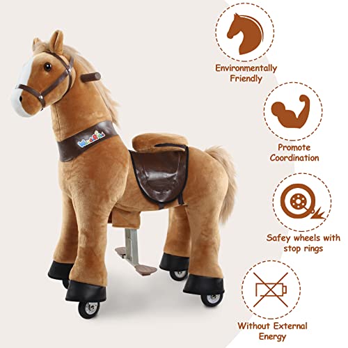 WondeRides Ride on Horse Toy, Kids Ride on Toy (Small Size 3, 30.1 Inch