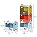 labebe - Storage Bins, Toy Wooden Storage Cubes Box, Kid Toy Organizer and Storage for 1-5 Years Old, 3 Toy Stacking Bins, Cube Useful Stackable Storage Bins, Toy Box Container as Birthday Gift - Fox