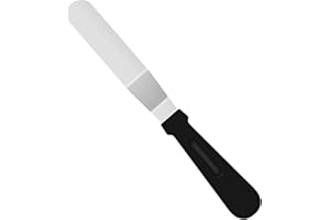 Frosting Spatula, Offset Spatula with 6" Stainless Steel Blade for Cake Decoration