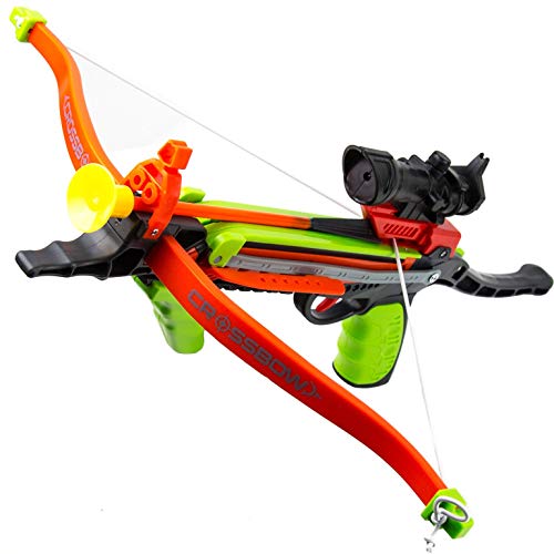 Toysery Real Crossbow Archery Set Comes with Suction Cup Arrows and