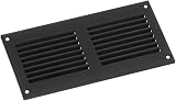 EUROPLAST 200x100mm Brown Metal Air Vent Grille with Insect Mesh 8x4 view 5