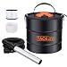 Ash Vacuum, TACKLIFE 800W Ash Vacuum Cleaner Ash VAC Canister 5 Gallon Capacity Bagless Debris/Dust/Ash Collector, Suitable for Fire, Log Burners, Stoves-PVC03A