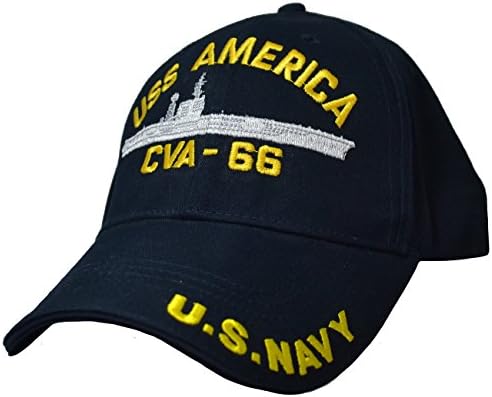Eaglecrst USS America CVA-66 Low Profile Cap Navy Blue