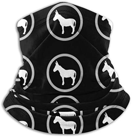 Donkey Pattern Neck Gaiter Face Seamless Tube Mask Bandana for Men and Women