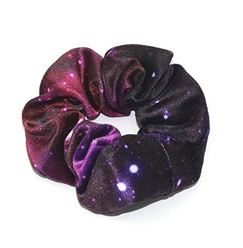 6 Pcs Hair Scrunchies Dye Elastic Hair Ties Hair Bands Scrunchy Ponytail Holder Women and Girls for Show Sleepover Party