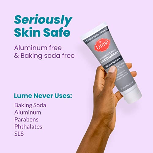 Lume Deodorant Cream Underarms and Private Parts Aluminum Free