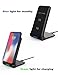 Pumier Wireless Charger,Qi 10W Fast Wireless Charging Pad Stand Galaxy Note 9/8/5 S9/S9+ S8/S8+ S7/S7 Edge S6 Edge, Standard Qi Charger Compatible with iPhone X / 8/8 Plus (No AC Adapter)