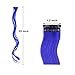 EuTengHao 30 Packs Colored Clip in Hair Extensions 22” Colorful Curly Hair Extensions Clip in for Women and Kids Multi-Colors Party Highlights Streak Synthetic Hairpieces (30 Colors Set)thumb 3