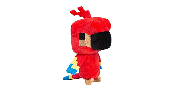Jinx Minecraft Happy Explorer Parrot Plush Stuffed Toy Red 7 Tall Amazon Com Au Toys Games