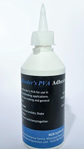 MJR Supplies BOOKBINDER'S PVA ADHESIVE 240ml bottle bookbinding and repair glue by MJR SUPPLIES