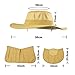 KOOLSOLY Outdoor Sun Cap For Men Women,Fishing Hat UPF 50+ UV Sun Protection With Removable Neck Flap, Face Cover Mask & Windproof Strip, Sun Hat For Outdoor Sports & Travel