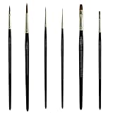 ZEM Brush Kolinsky Pure Sable Artist Brush Set Cats