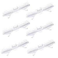 Dlazm 6 Pack Clear Reusable Small Hive Beetle Oil Traps,Environmentally & Friendly & Safe for Bees,Beekeeping Supplies