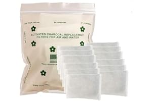 Green Piece® 12 Pack - Overstuffed - All-Natural Baby Diaper Pail Deodorizer | Activated Charcoal Air Purifier Compatible with Diaper Pails, Shoe Closets, Trash Cans, Pets - Made in The USA