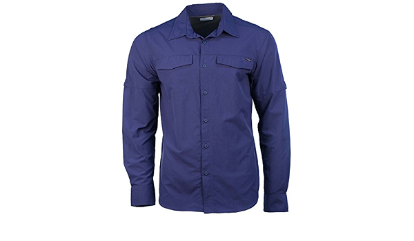 Kestrel Trail Long Sleeve Shirt-Navy 