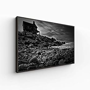 Canvas Wall Art for Living Room, Bedroom Monochrome Landscape Framed Canvas Prints for Home Decoration Ready to Hang - 16x24 inches
